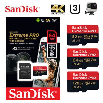 SanDisk Extreme PRO SDXC UHS-I Memory Card 170 MB/s - 128GB 
